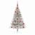 Pom de Crăciun artificial pre-iluminat Argintiu 120 cm PET GartenMobel Dekor