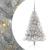 Pom de Crăciun artificial pre-iluminat Argintiu 120 cm PET GartenMobel Dekor