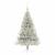 Pom de Crăciun artificial pre-iluminat Argintiu 120 cm PET GartenMobel Dekor