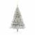 Pom de Crăciun artificial pre-iluminat Argintiu 120 cm PET GartenMobel Dekor