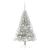 Pom de Crăciun artificial pre-iluminat Argintiu 120 cm PET GartenMobel Dekor