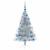 Pom de Crăciun artificial pre-iluminat Argintiu 120 cm PET GartenMobel Dekor