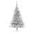 Pom de Crăciun artificial pre-iluminat Argintiu 150 cm PET GartenMobel Dekor
