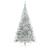 Pom de Crăciun artificial pre-iluminat Argintiu 210 cm PET GartenMobel Dekor