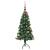 Pom de Crăciun Artificial pentru Colț Verde 120 cm PVC și Metal GartenMobel Dekor