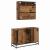 Set de mobilier pentru baie 2 pcs Lemn vechi 90 x 33 x 60 cm GartenMobel Dekor