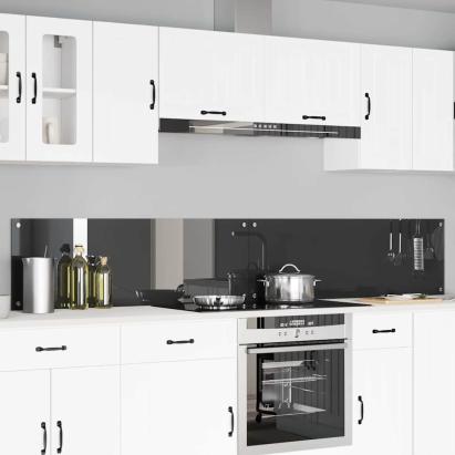 Spate de bucătărie 2 pcs Gri închis 120 x 40 cm GartenMobel Dekor