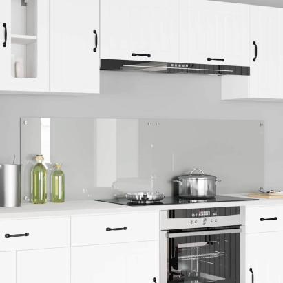 Spate de bucătărie Transparent 90 x 50 cm sticlă securizată GartenMobel Dekor