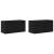 Set Dulap TV montat pe perete Pe perete 2 pcs Stejar Negru GartenMobel Dekor