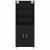 Bufet 2 pcs Stejar negru 69,5 x 34 x 180 cm Lemn compozit GartenMobel Dekor