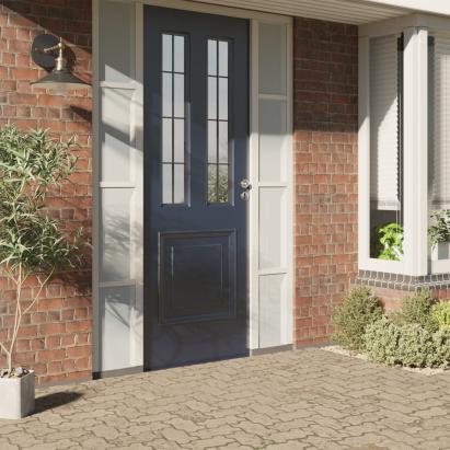 Folie fereastră, design sablat cu dungi, 45x1000 cm, PVC GartenMobel Dekor