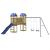 Set de joacă pentru exterior, lemn de pin impregnat GartenMobel Dekor
