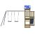 Set de joacă pentru exterior, lemn de pin impregnat GartenMobel Dekor