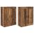 Uși pentru dulapuri montate pe perete 2 pcs Lemn Vechi GartenMobel Dekor