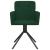 Scaune de bucătărie pivotante, 2 buc., verde închis, catifea GartenMobel Dekor