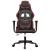 Scaun de gaming de masaj, negru și roșu vin, piele ecologică GartenMobel Dekor
