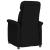 Scaun Recliner Negru Negru 70.5 x 96.5 x 95 cm GartenMobel Dekor