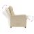 Fotoliu Reclinabil Crem Crem 70.5 x 96.5 x 95 cm GartenMobel Dekor