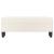 Bancă, crem, 100x35x41 cm, piele ecologică GartenMobel Dekor