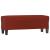 Bancă, roșu vin, 100x35x41 cm, piele ecologică GartenMobel Dekor
