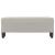 Bancă, gri deschis, 100x35x41 cm, microfibră GartenMobel Dekor