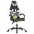 Scaun de gaming pivotant, negru și alb, piele ecologică GartenMobel Dekor