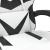 Scaun de gaming pivotant cu suport picioare alb&negru piele eco GartenMobel Dekor