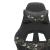 Scaun de gaming cu suport picioare negru/camuflaj piele eco GartenMobel Dekor