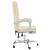 Fotoliu de birou rabatabil, crem, piele ecologică GartenMobel Dekor