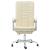 Fotoliu de birou rabatabil, crem, piele ecologică GartenMobel Dekor