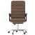 Fotoliu de birou rabatabil cu masaj, maro, textil GartenMobel Dekor
