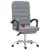 Fotoliu de birou rabatabil cu masaj, gri deschis, textil GartenMobel Dekor