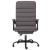 Fotoliu de birou rabatabil cu masaj, gri, piele ecologică GartenMobel Dekor