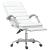 Fotoliu de birou rabatabil cu masaj, alb, piele ecologică GartenMobel Dekor