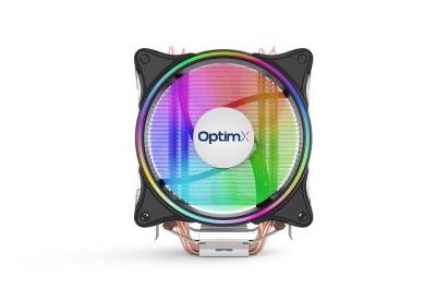 Cooler procesor Nou OptimX Prime Pro, Compatibil AMD/Intel, Ventilator RGB, 4 Conducte termice NewTechnology Media
