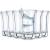 Setul de 6 pahare shot din sticlă 40 ml Handy KitchenServ