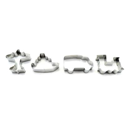 Set de forme pentru decupat biscuiți  Vehicule, din oțel inoxidabil Handy KitchenServ