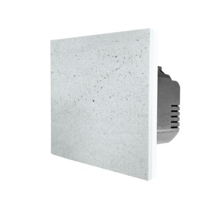 Intrerupator Simplu Cap Scara / Cruce cu Touch din Marmura LUXION, Serie A SmartElectro IntelligentHouse