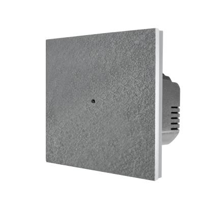 Intrerupator Simplu Cap Scara / Cruce cu Touch din Marmura LUXION, Serie A SmartElectro IntelligentHouse