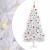 Brad de Crăciun artificial cu ramuri articulare Alb 180 cm GartenMobel Dekor