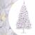 Brad de Crăciun artificial cu ramuri articulare Alb 240 cm GartenMobel Dekor