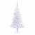 Brad de Crăciun artificial cu 150 LED Alb 150 cm PVC și Oțel GartenMobel Dekor