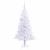 Brad de Crăciun artificial cu 150 LED Alb 150 cm PVC și Oțel GartenMobel Dekor