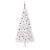 Brad de Crăciun artificial cu 300 LED Alb 210 cm PVC și Oțel GartenMobel Dekor