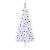 Brad de Crăciun artificial cu 300 LED Alb 240 cm PVC și Oțel GartenMobel Dekor