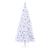 Brad de Crăciun artificial cu 300 LED Alb 240 cm PVC și Oțel GartenMobel Dekor