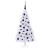 Brad de Crăciun artificial cu 150 LED Alb 120 cm PVC și Oțel GartenMobel Dekor