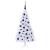 Brad de Crăciun artificial cu 150 LED Alb 120 cm PVC și Oțel GartenMobel Dekor