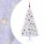 Brad de Crăciun artificial cu 150 LED Alb 150 cm PVC și Oțel GartenMobel Dekor