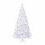 Brad de Crăciun artificial cu 300 LED Alb 210 cm PVC și Oțel GartenMobel Dekor